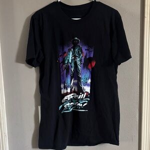 This is a black Sturgill Simpson Dystopia Spaceman Tour Tee.